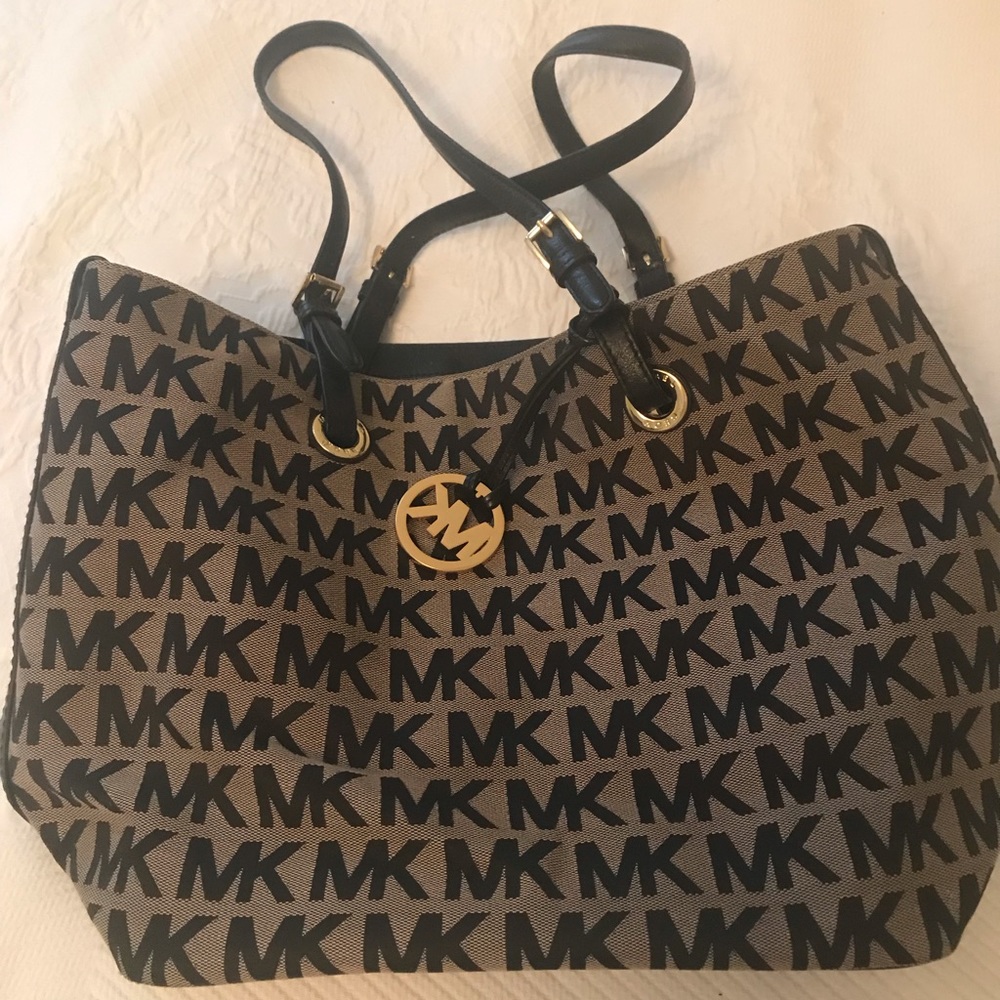 Michael Kors canvas tote